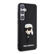 Husa premium pentru  Samsung Galaxy S24+ Plus Karl Lagerfeld superior quality - Negru havana