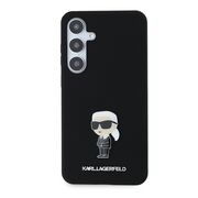 Husa premium pentru  Samsung Galaxy S24+ Plus Karl Lagerfeld superior quality - Negru royal