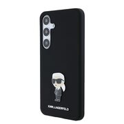 Husa premium pentru  Samsung Galaxy S24+ Plus Karl Lagerfeld superior quality - Negru royal