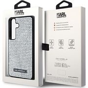 Husa premium pentru  Samsung Galaxy S24 Karl Lagerfeld superior quality - Argintiu