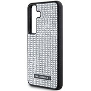 Husa premium pentru  Samsung Galaxy S24 Karl Lagerfeld superior quality - Argintiu