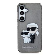 Husa premium pentru  Samsung Galaxy S24 Karl Lagerfeld superior quality - Gri inchis