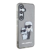 Husa premium pentru  Samsung Galaxy S24 Karl Lagerfeld superior quality - Gri inchis