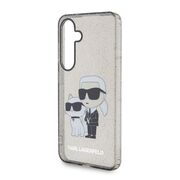 Husa premium pentru  Samsung Galaxy S24 Karl Lagerfeld superior quality - Gri inchis