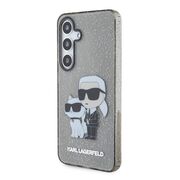 Husa premium pentru  Samsung Galaxy S24 Karl Lagerfeld superior quality - Gri inchis