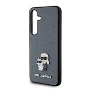 Husa premium pentru  Samsung Galaxy S24 Karl Lagerfeld superior quality - Gri