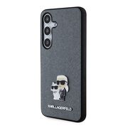 Husa premium pentru  Samsung Galaxy S24 Karl Lagerfeld superior quality - Gri