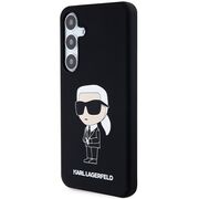 Husa premium pentru  Samsung Galaxy S24 Karl Lagerfeld superior quality - Negru 