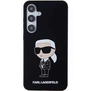 Husa premium pentru  Samsung Galaxy S24 Karl Lagerfeld superior quality - Negru 