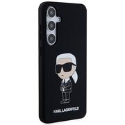 Husa premium pentru  Samsung Galaxy S24 Karl Lagerfeld superior quality - Negru 