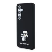 Husa premium pentru  Samsung Galaxy S24 Karl Lagerfeld superior quality - Negru denim