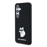 Husa premium pentru  Samsung Galaxy S24 Karl Lagerfeld superior quality - Negru electric