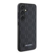 Husa premium pentru  Samsung Galaxy S24 Karl Lagerfeld superior quality - Negru havana