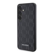 Husa premium pentru  Samsung Galaxy S24 Karl Lagerfeld superior quality - Negru havana