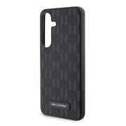 Husa premium pentru  Samsung Galaxy S24 Karl Lagerfeld superior quality - Negru havana