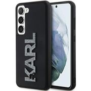 Husa premium pentru  Samsung Galaxy S24 Karl Lagerfeld superior quality - Negru imprimeu