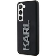 Husa premium pentru  Samsung Galaxy S24 Karl Lagerfeld superior quality - Negru imprimeu