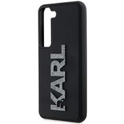 Husa premium pentru  Samsung Galaxy S24 Karl Lagerfeld superior quality - Negru imprimeu