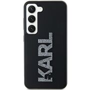 Husa premium pentru  Samsung Galaxy S24 Karl Lagerfeld superior quality - Negru imprimeu