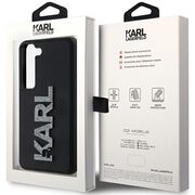 Husa premium pentru  Samsung Galaxy S24 Karl Lagerfeld superior quality - Negru imprimeu