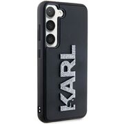 Husa premium pentru  Samsung Galaxy S24 Karl Lagerfeld superior quality - Negru imprimeu