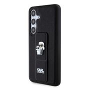 Husa premium pentru  Samsung Galaxy S24 Karl Lagerfeld superior quality - Negru intens