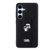 Husa premium pentru  Samsung Galaxy S24 Karl Lagerfeld superior quality - Negru intens
