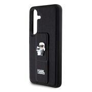 Husa premium pentru  Samsung Galaxy S24 Karl Lagerfeld superior quality - Negru intens