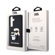 Husa premium pentru  Samsung Galaxy S24 Karl Lagerfeld superior quality - Negru oxid