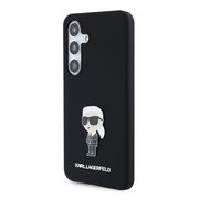 Husa premium pentru  Samsung Galaxy S24 Karl Lagerfeld superior quality - Negru royal