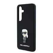 Husa premium pentru  Samsung Galaxy S24 Karl Lagerfeld superior quality - Negru royal