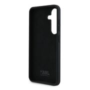 Husa premium pentru  Samsung Galaxy S24 Karl Lagerfeld superior quality - Negru royal