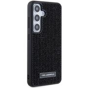 Husa premium pentru  Samsung Galaxy S24 Karl Lagerfeld superior quality - Negru texturat