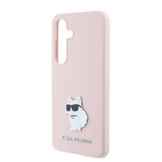 Husa premium pentru  Samsung Galaxy S24 Karl Lagerfeld superior quality - Roz