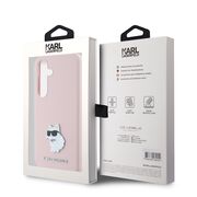 Husa premium pentru  Samsung Galaxy S24 Karl Lagerfeld superior quality - Roz