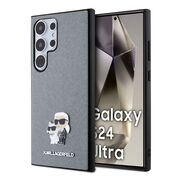 Husa premium pentru  Samsung Galaxy S24 Ultra Karl Lagerfeld superior quality - Gri