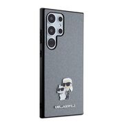 Husa premium pentru  Samsung Galaxy S24 Ultra Karl Lagerfeld superior quality - Gri