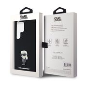 Husa premium pentru  Samsung Galaxy S24 Ultra Karl Lagerfeld superior quality - Negru alb