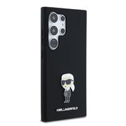Husa premium pentru  Samsung Galaxy S24 Ultra Karl Lagerfeld superior quality - Negru alb