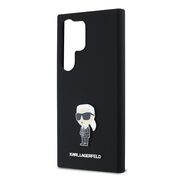 Husa premium pentru  Samsung Galaxy S24 Ultra Karl Lagerfeld superior quality - Negru alb