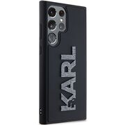 Husa premium pentru  Samsung Galaxy S24 Ultra Karl Lagerfeld superior quality - Negru deschis
