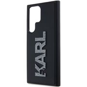 Husa premium pentru  Samsung Galaxy S24 Ultra Karl Lagerfeld superior quality - Negru deschis