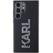 Husa premium pentru  Samsung Galaxy S24 Ultra Karl Lagerfeld superior quality - Negru deschis