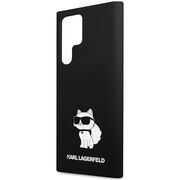 Husa premium pentru  Samsung Galaxy S24 Ultra Karl Lagerfeld superior quality - Negru gri