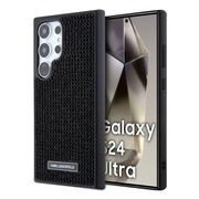 Husa premium pentru  Samsung Galaxy S24 Ultra Karl Lagerfeld superior quality - Negru havana