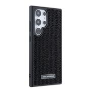 Husa premium pentru  Samsung Galaxy S24 Ultra Karl Lagerfeld superior quality - Negru havana