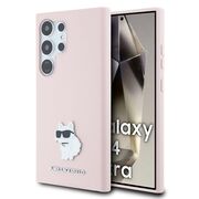 Husa premium pentru  Samsung Galaxy S24 Ultra Karl Lagerfeld superior quality - Roz