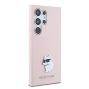 Husa premium pentru  Samsung Galaxy S24 Ultra Karl Lagerfeld superior quality - Roz