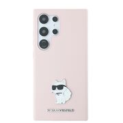 Husa premium pentru  Samsung Galaxy S24 Ultra Karl Lagerfeld superior quality - Roz