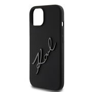 Husa premium pentru  iPhone 15 Karl Lagerfeld superior quality - Negru denim